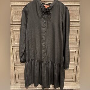 3/$25 Mix & Match- Joe Fresh Charcoal/Black Patterned Dress, XS
